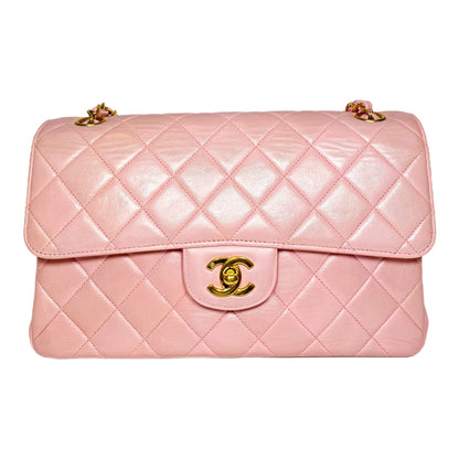 Chanel Pink Double Sided Vintage Jumbo Flap Bag