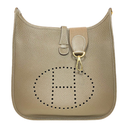 Hermes Evelyne PM Etoupe Gold Hardware