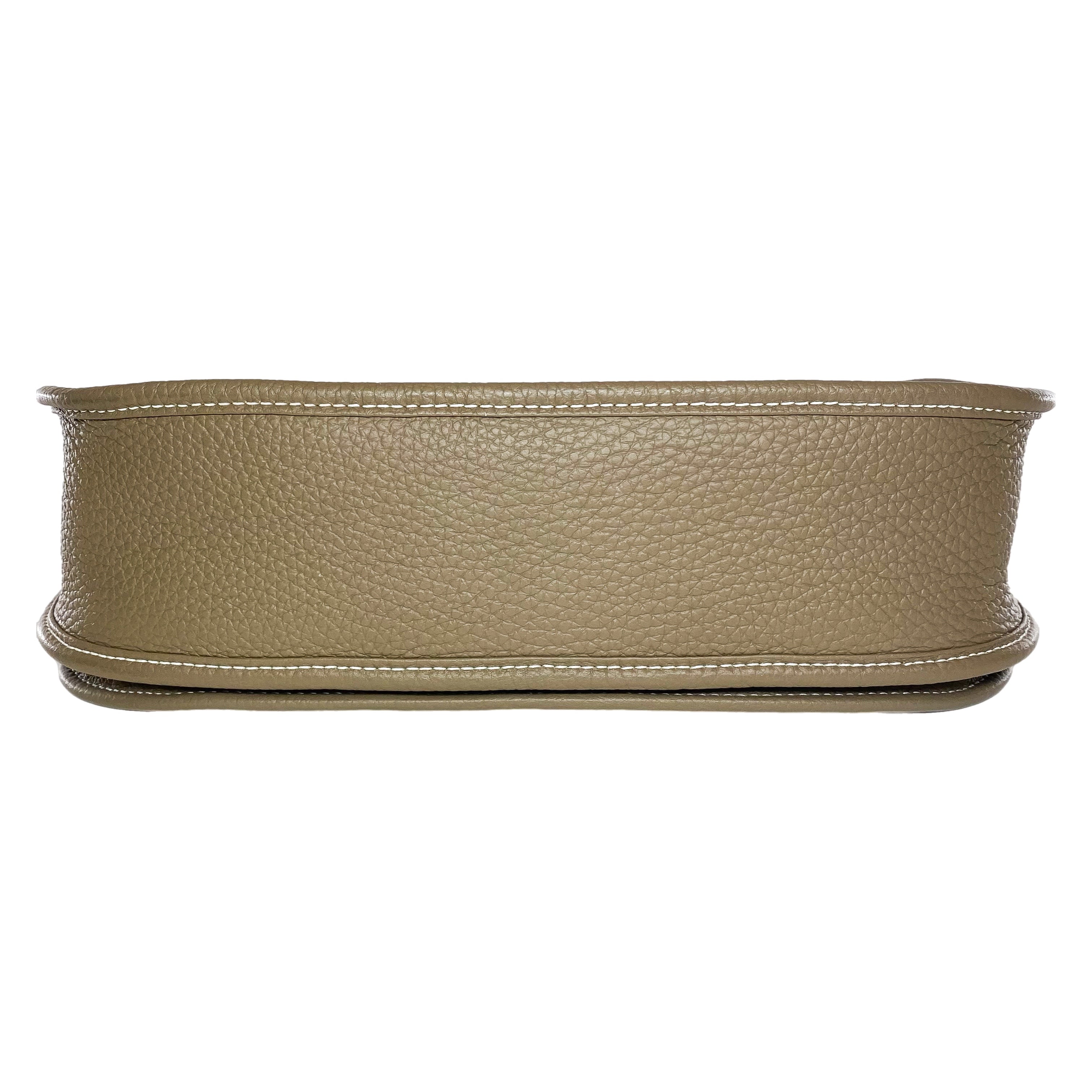 Hermes Evelyne PM Etoupe Gold Hardware