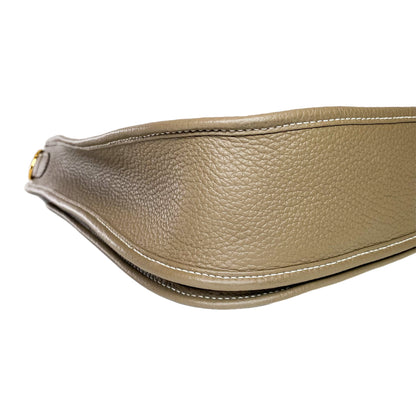 Hermes Evelyne PM Etoupe Gold Hardware