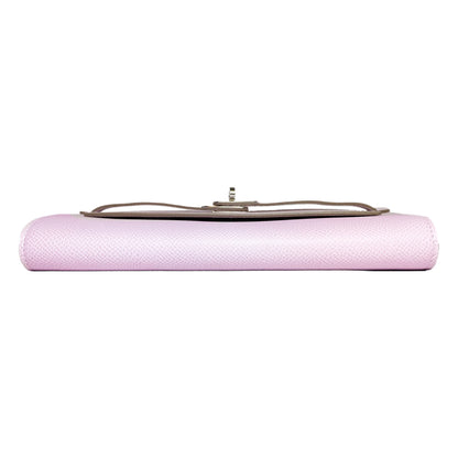 Hermes Kelly To Go Mauve Pale Palladium Hardware