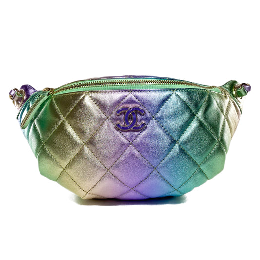 Chanel Metallic Rainbow Waist Bag