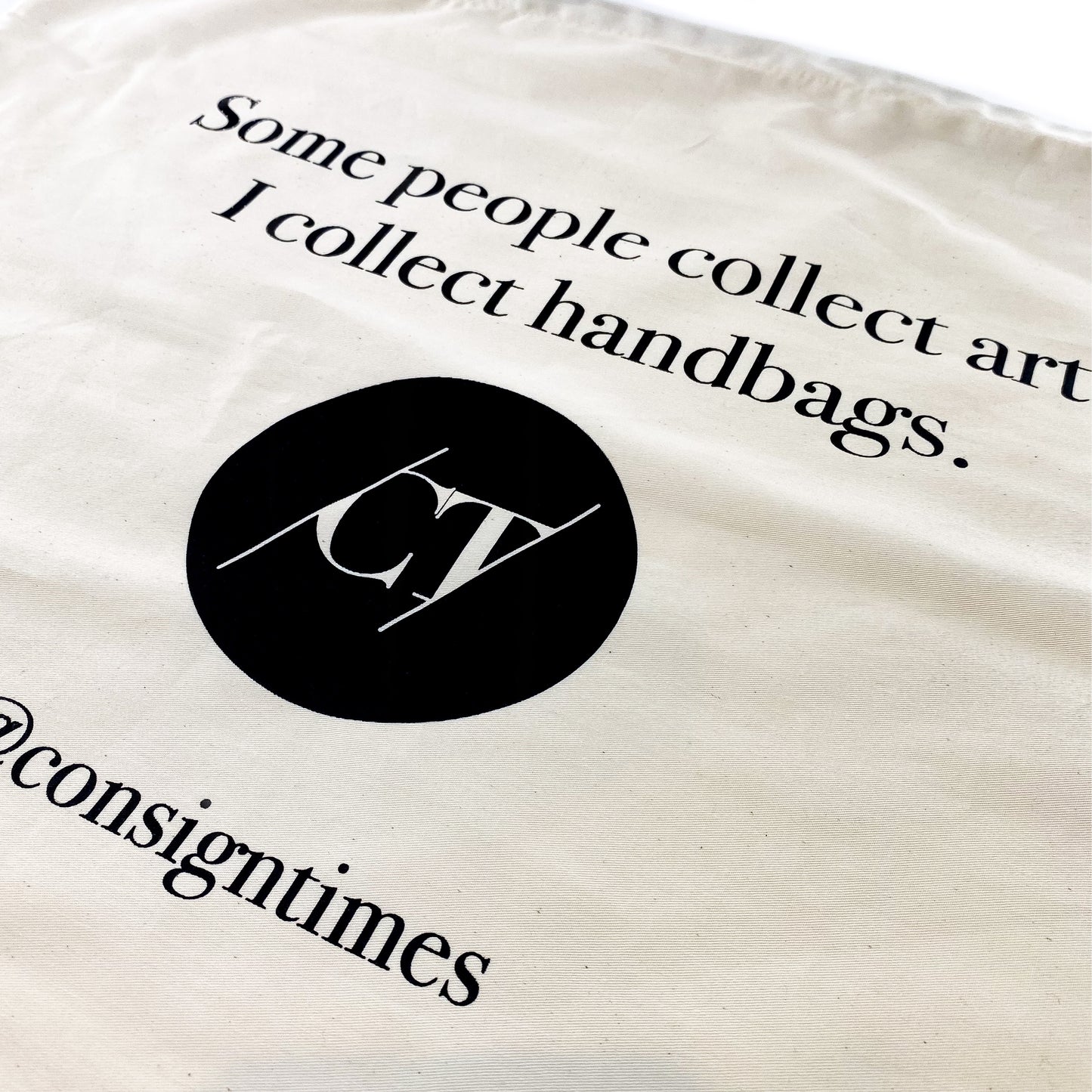 Consign of the Times Large Dust Bag