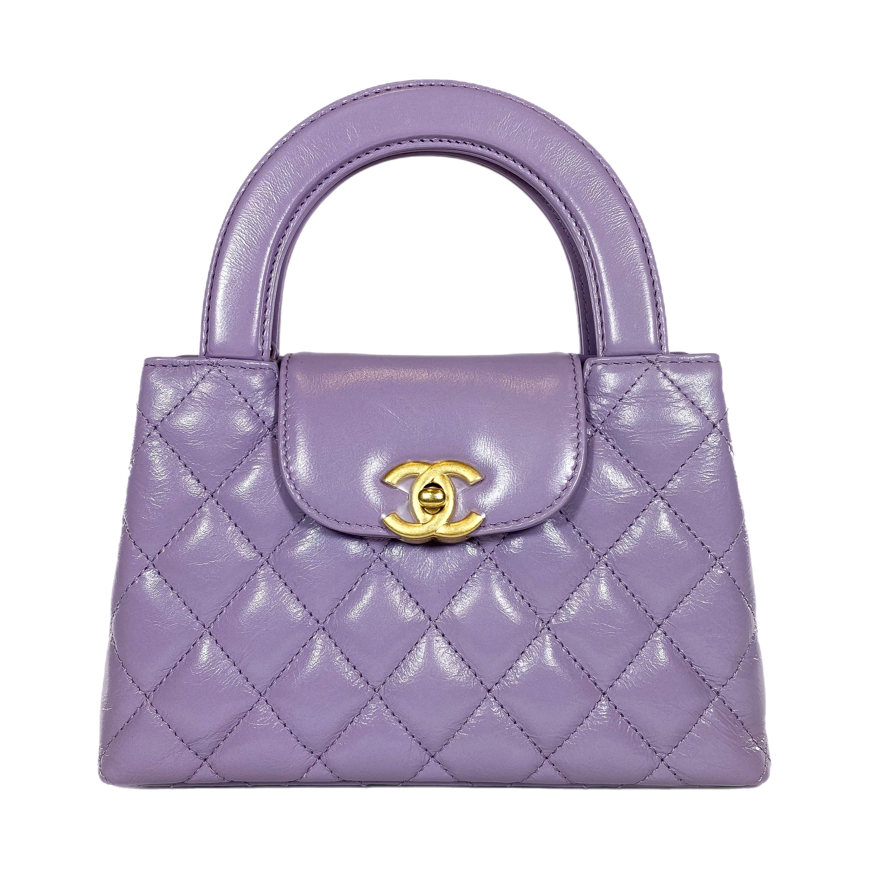 Chanel Lilac Nano Kelly Top Handle