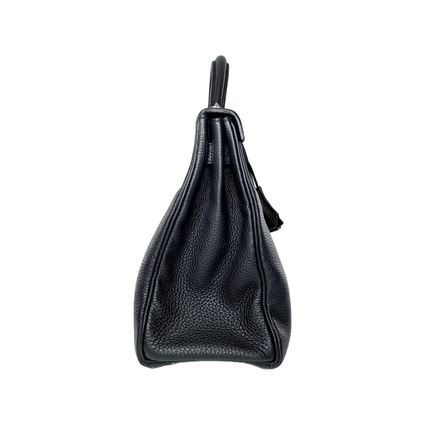 Hermes Kelly 32 Black Togo Palladium Hardware