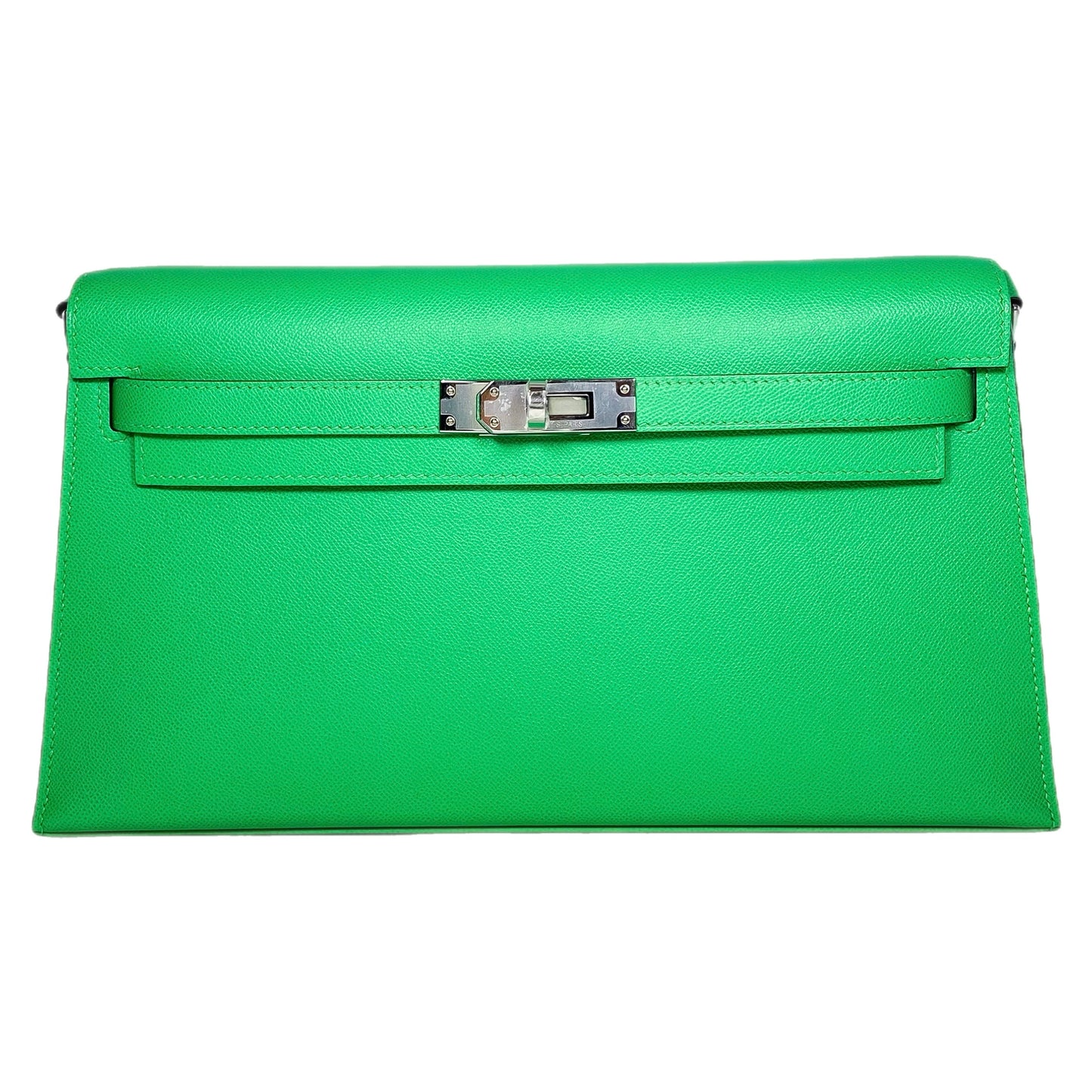 Hermes Kelly Elan Vert Comics Veau Madame Palladium Hardware