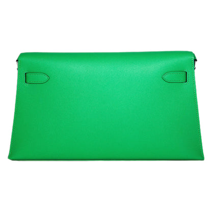 Hermes Kelly Elan Vert Comics Veau Madame Palladium Hardware