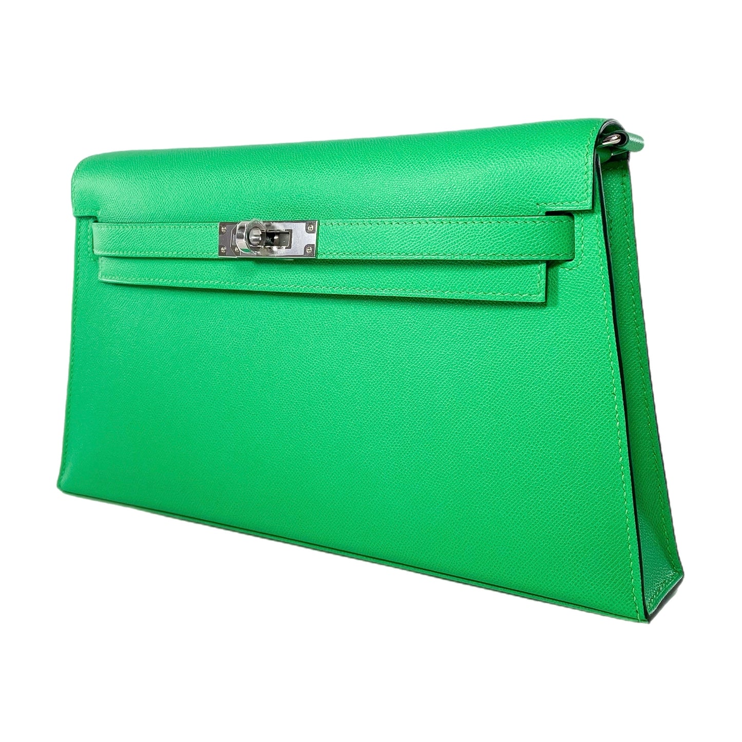 Hermes Kelly Elan Vert Comics Veau Madame Palladium Hardware