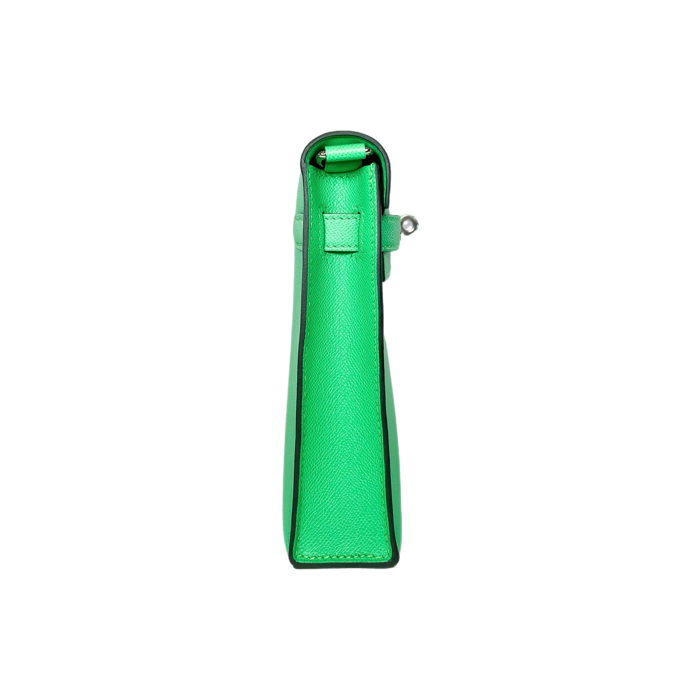 Hermes Kelly Elan Vert Comics Veau Madame Palladium Hardware