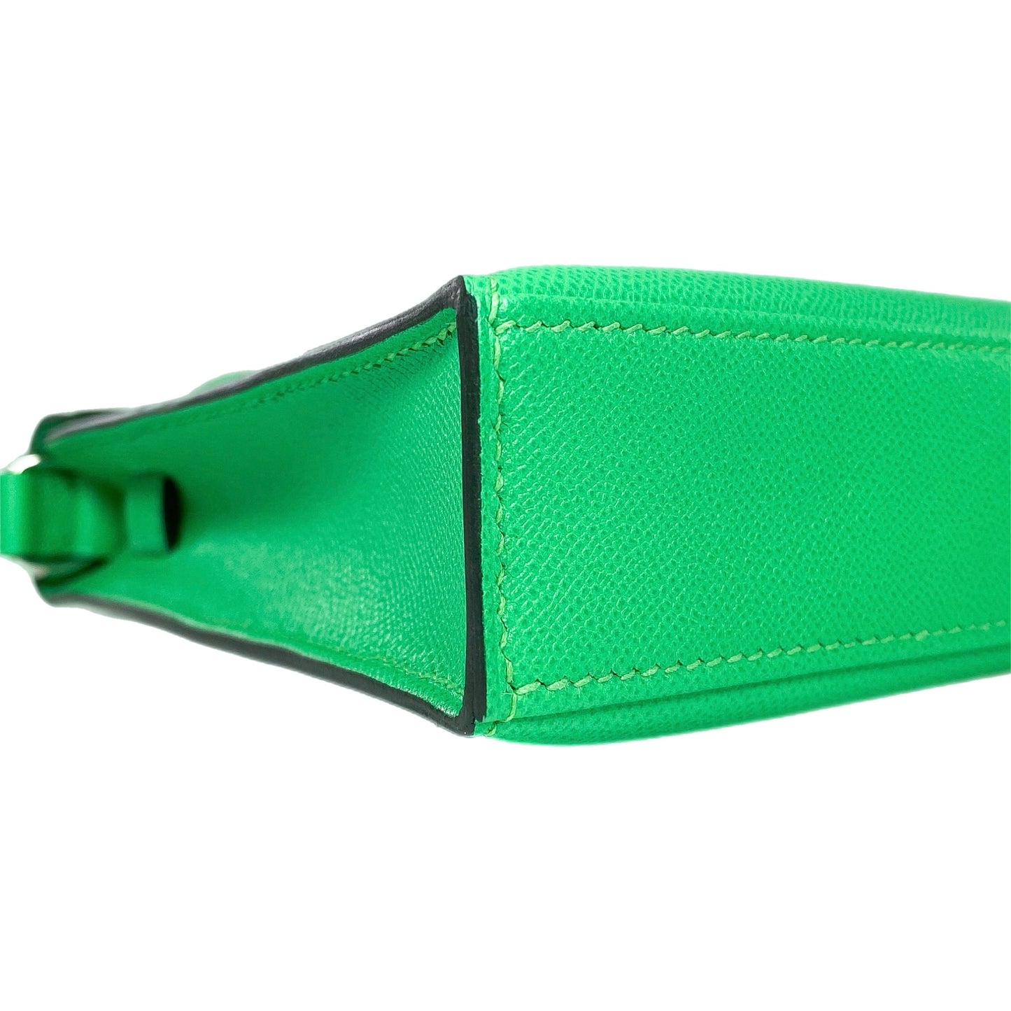 Hermes Kelly Elan Vert Comics Veau Madame Palladium Hardware