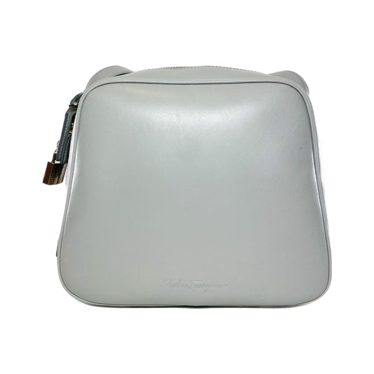 Ferragamo Gray Bowler Bag