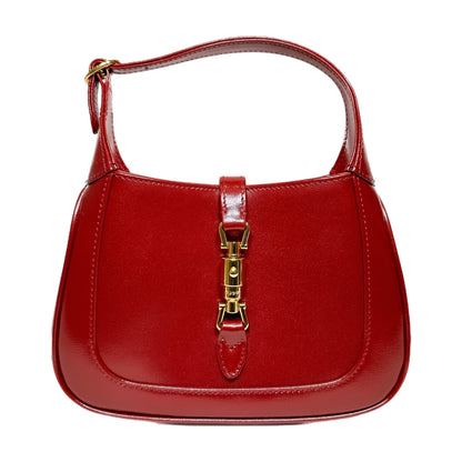 Gucci Cherry Red Boarded Lux Mini Jackie 1961