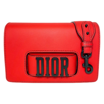 Dior Red Black Dio(r)evolution Flap Bag