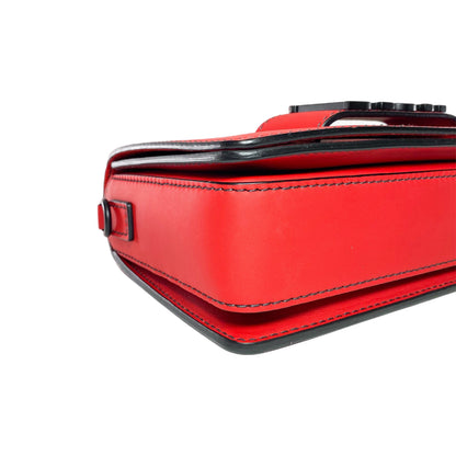 Dior Red Black Dio(r)evolution Flap Bag