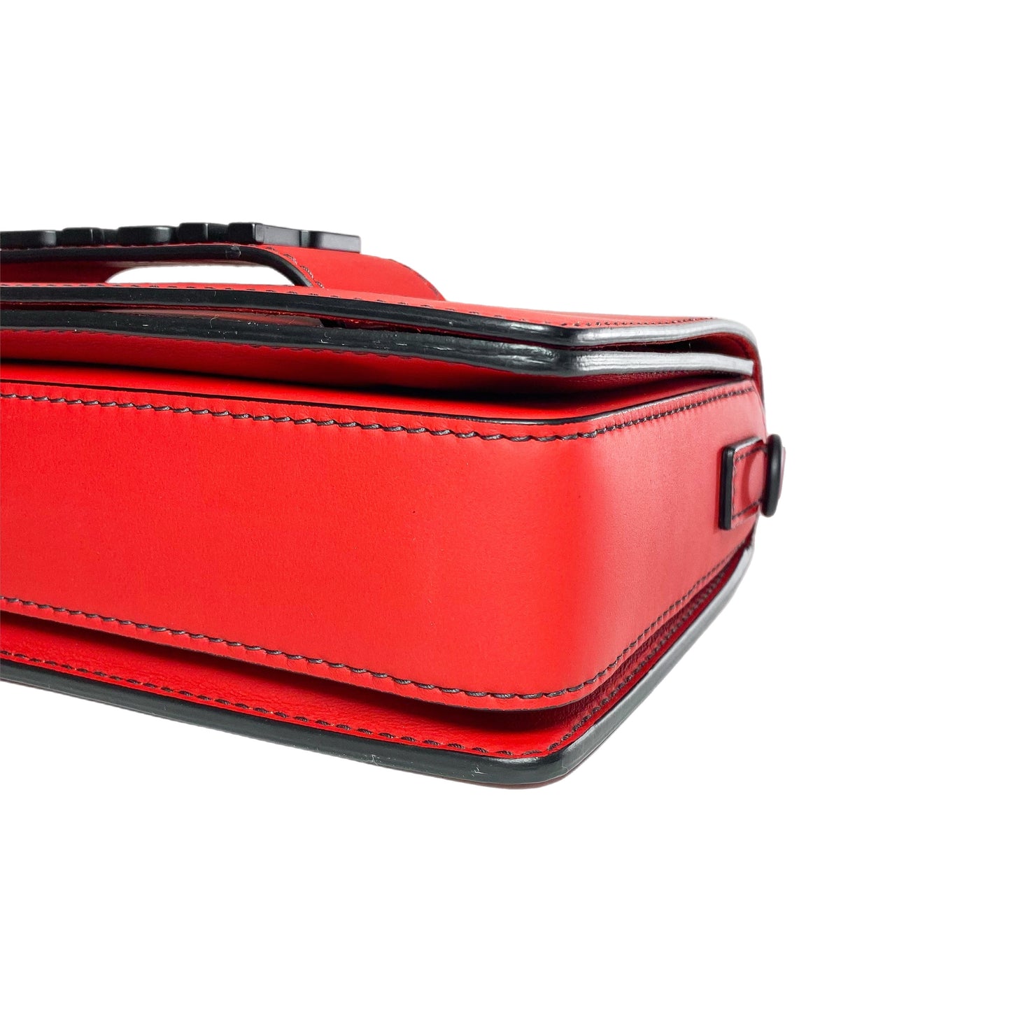 Dior Red Black Dio(r)evolution Flap Bag