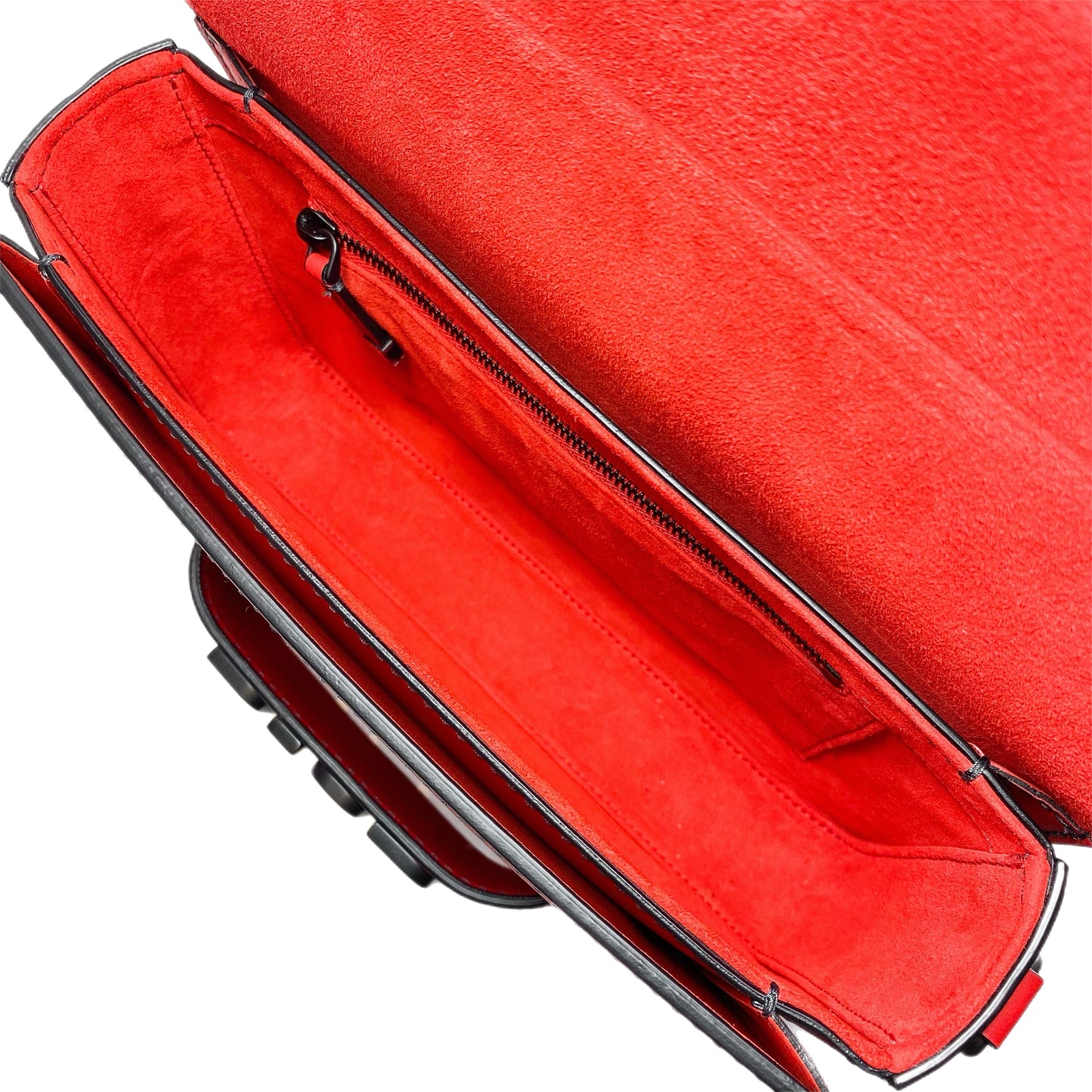 Dior Red Black Dio(r)evolution Flap Bag