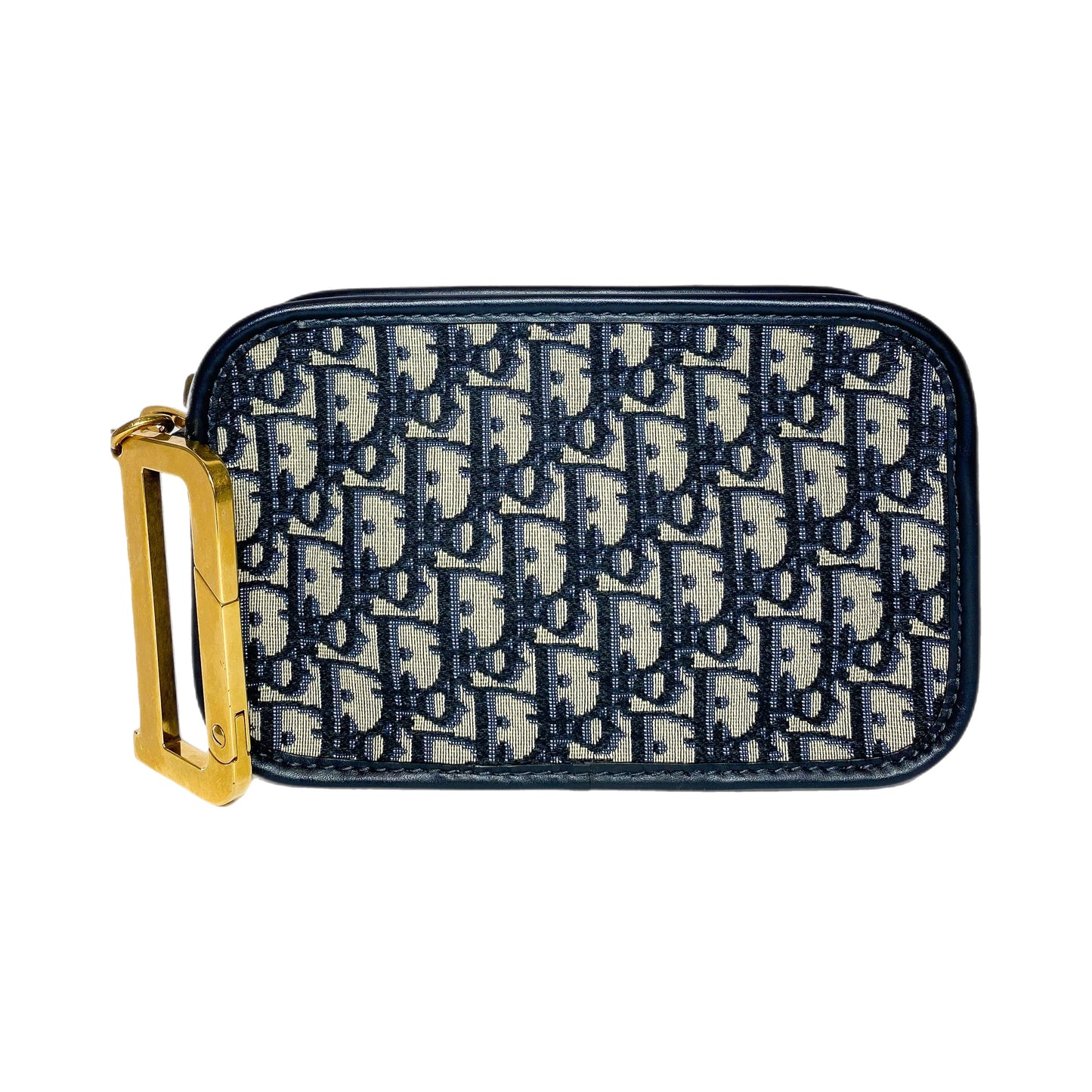 Dior Diorquake Navy Oblique Clutch