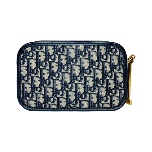 Dior Diorquake Navy Oblique Clutch