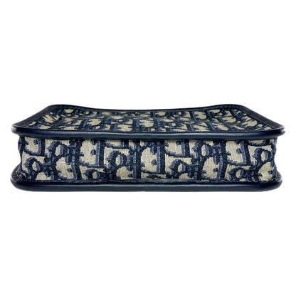 Dior Diorquake Navy Oblique Clutch