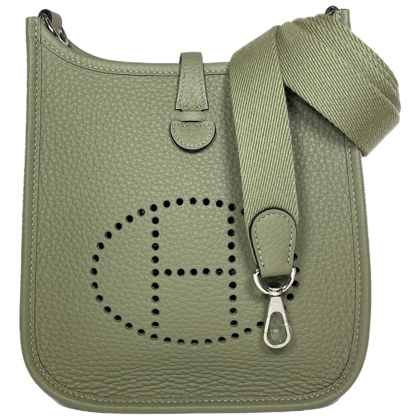 Hermes Evelyne TPM Sauge Clemence Palladium Hardware