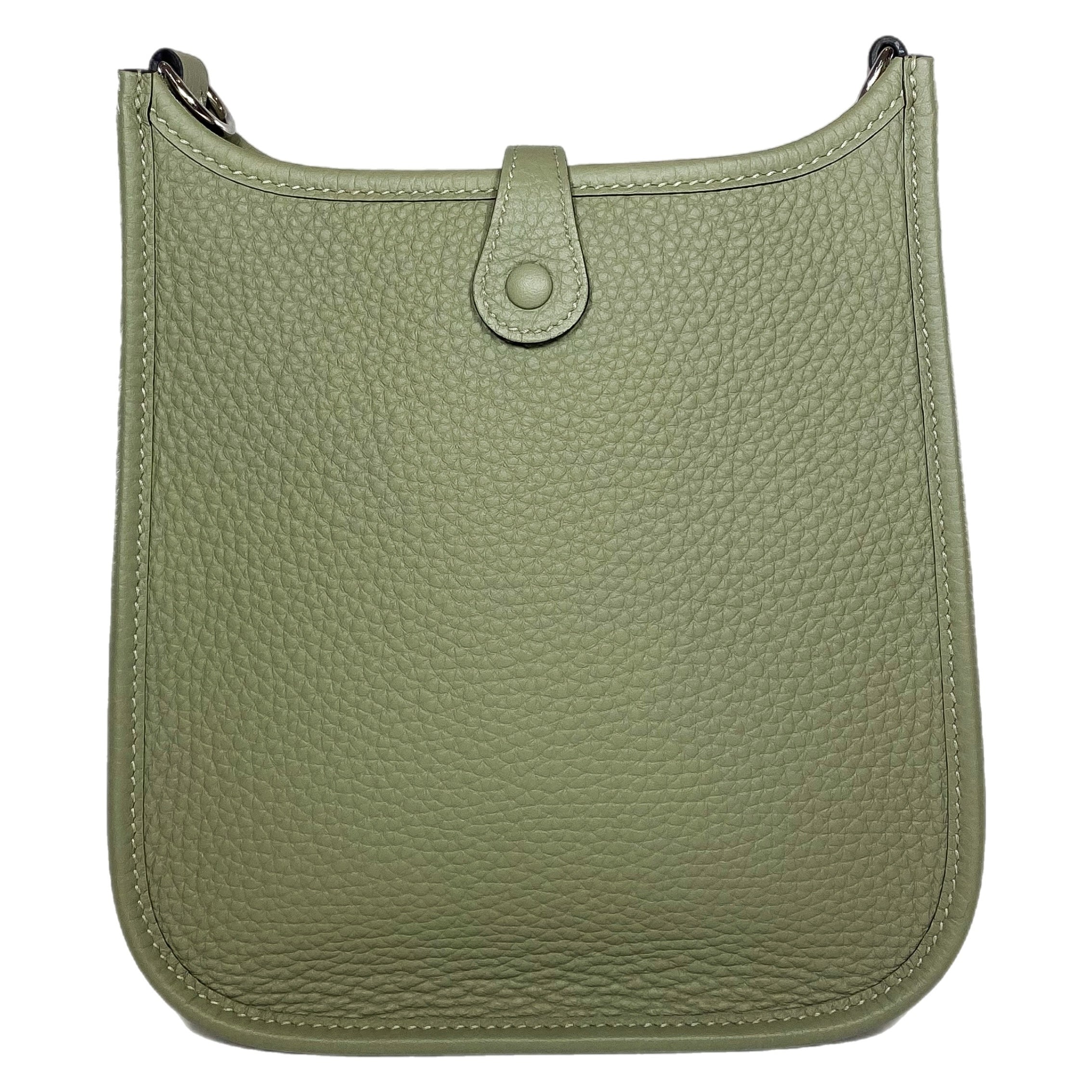 Hermes Evelyne TPM Sauge Clemence Palladium Hardware