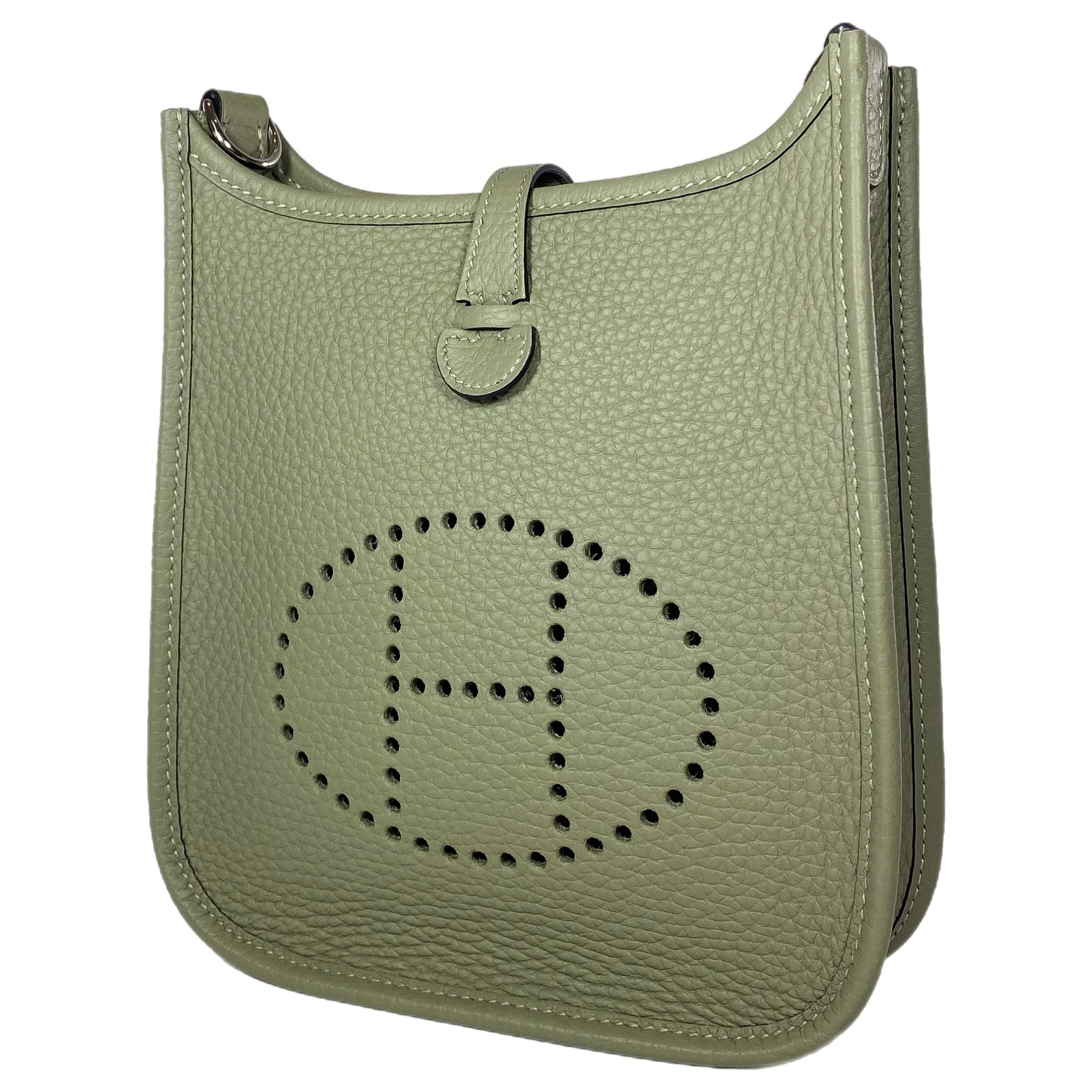 Hermes Evelyne TPM Sauge Clemence Palladium Hardware