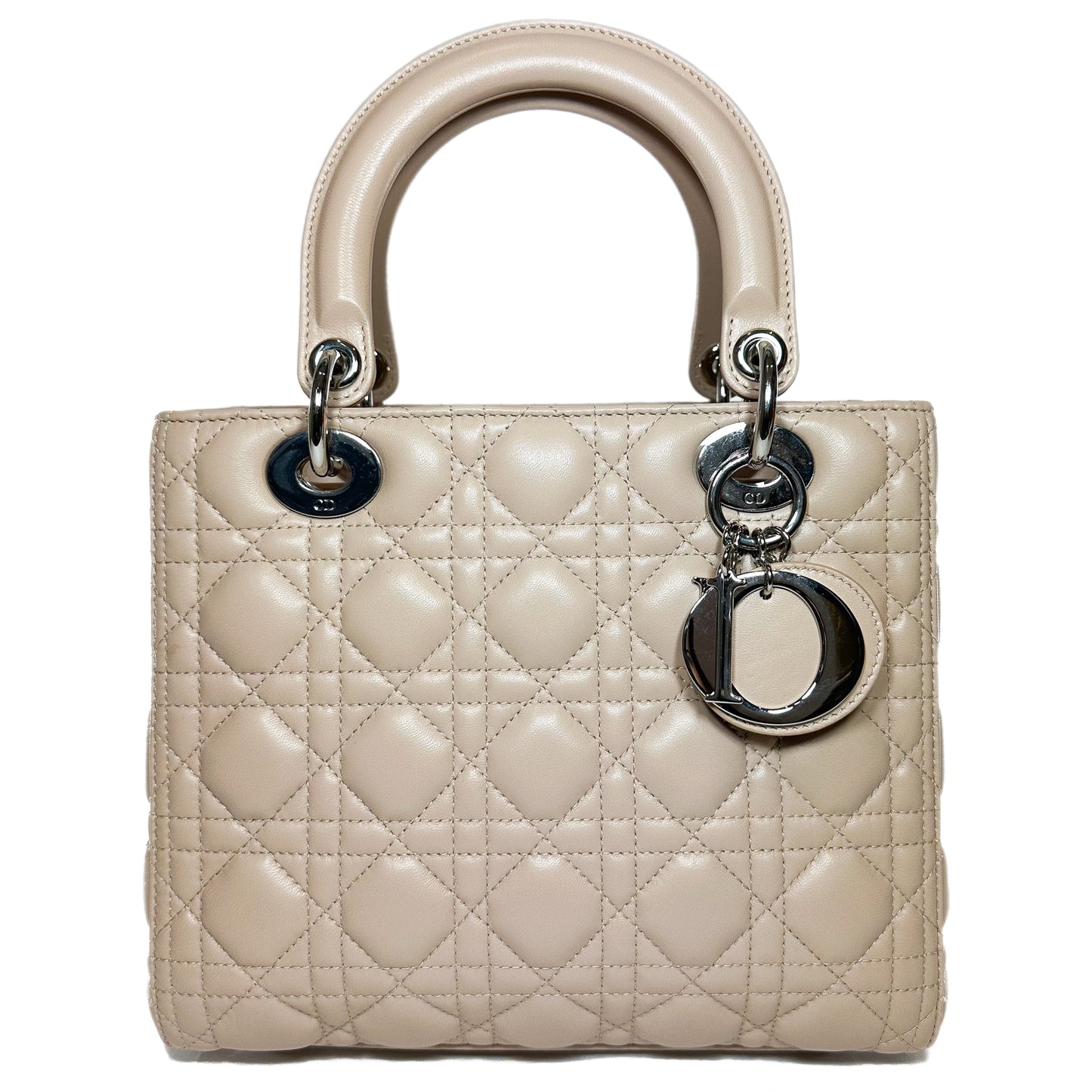Dior Beige Lady Dior with Crystal Strap