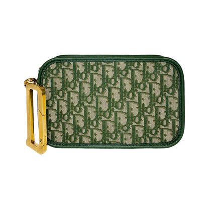 Dior Diorquake Green Oblique Clutch
