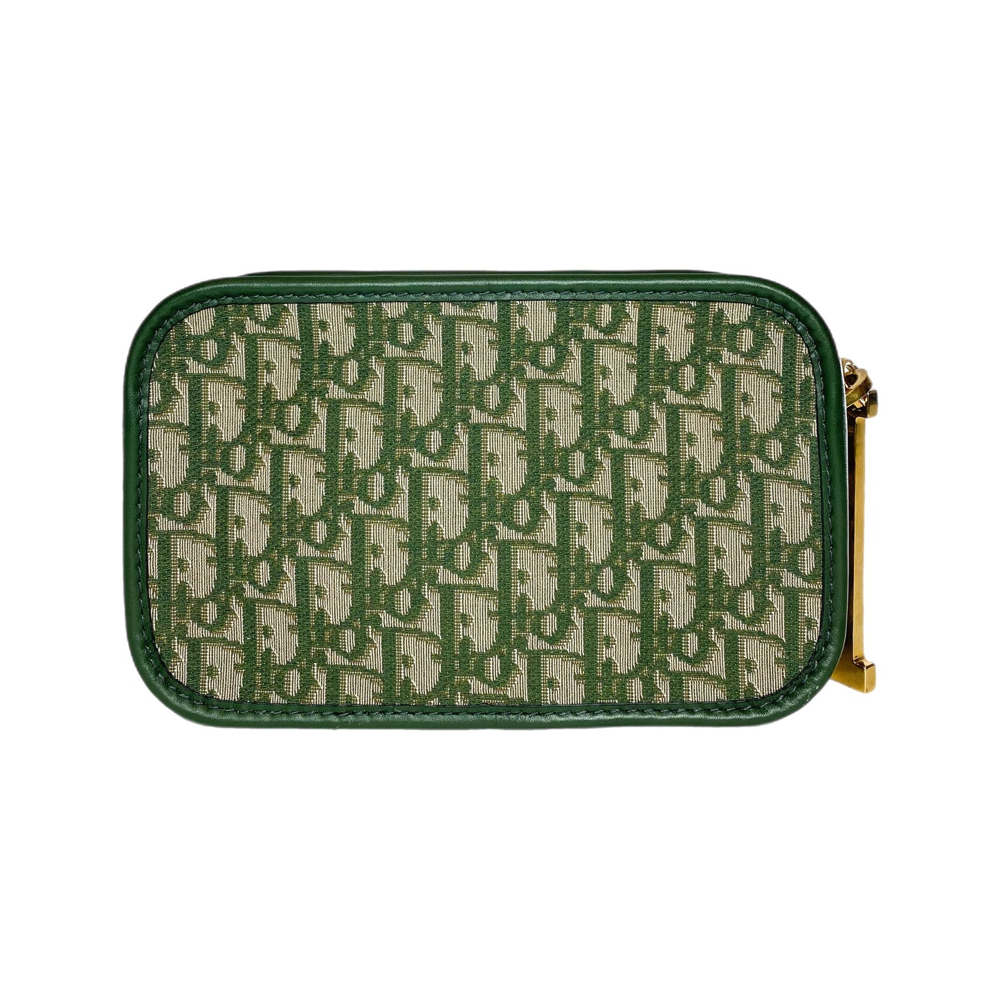 Dior Diorquake Green Oblique Clutch
