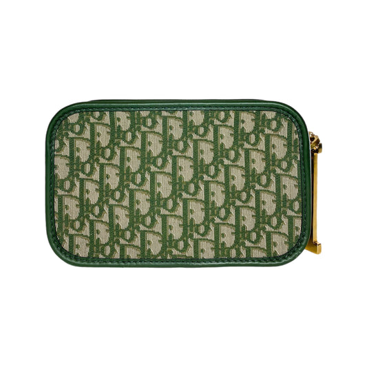Dior Diorquake Green Oblique Clutch