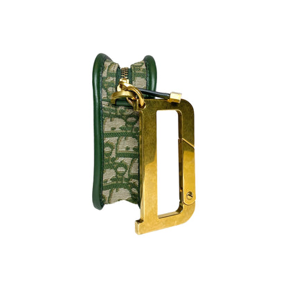 Dior Diorquake Green Oblique Clutch
