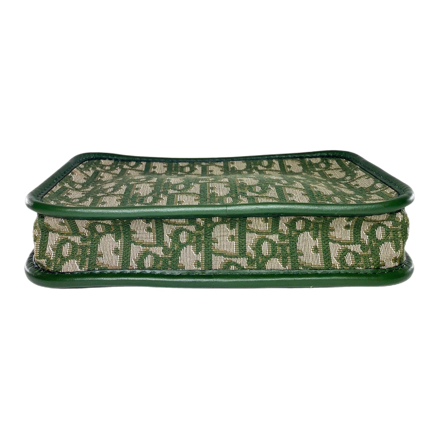 Dior Diorquake Green Oblique Clutch