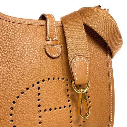 Hermes Evelyne TPM Gold Clemence Gold Hardware