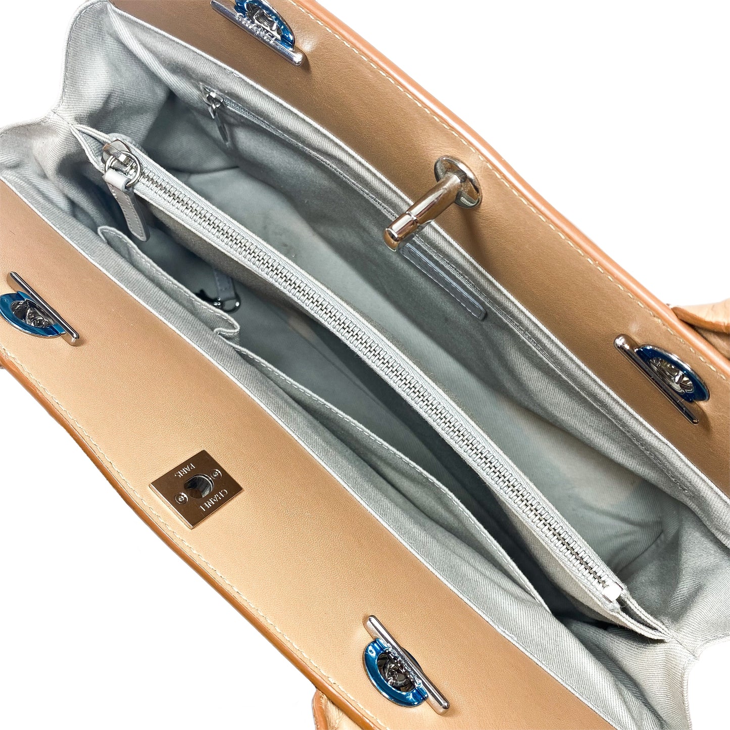 Chanel Beige Quilted Be CC Tote Bag