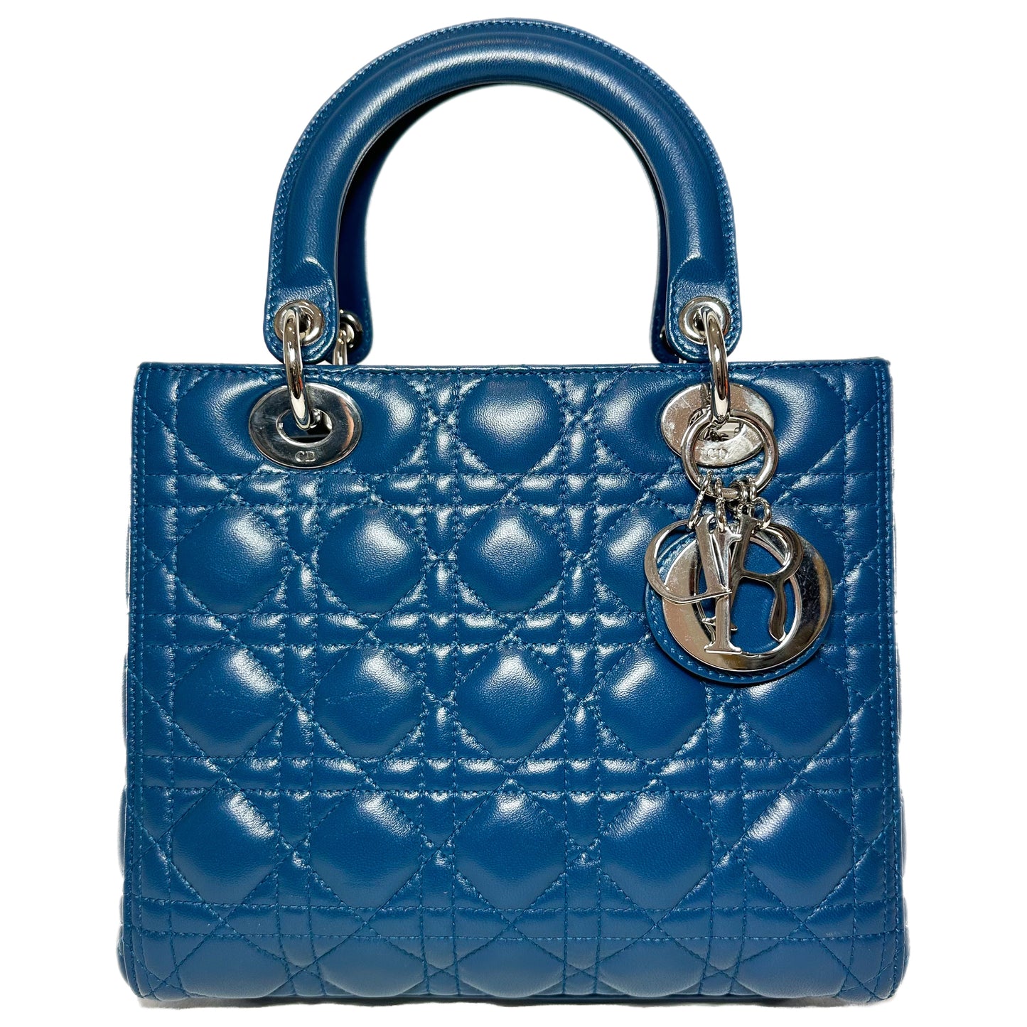 Dior Blue Lady Dior with Crystal Strap