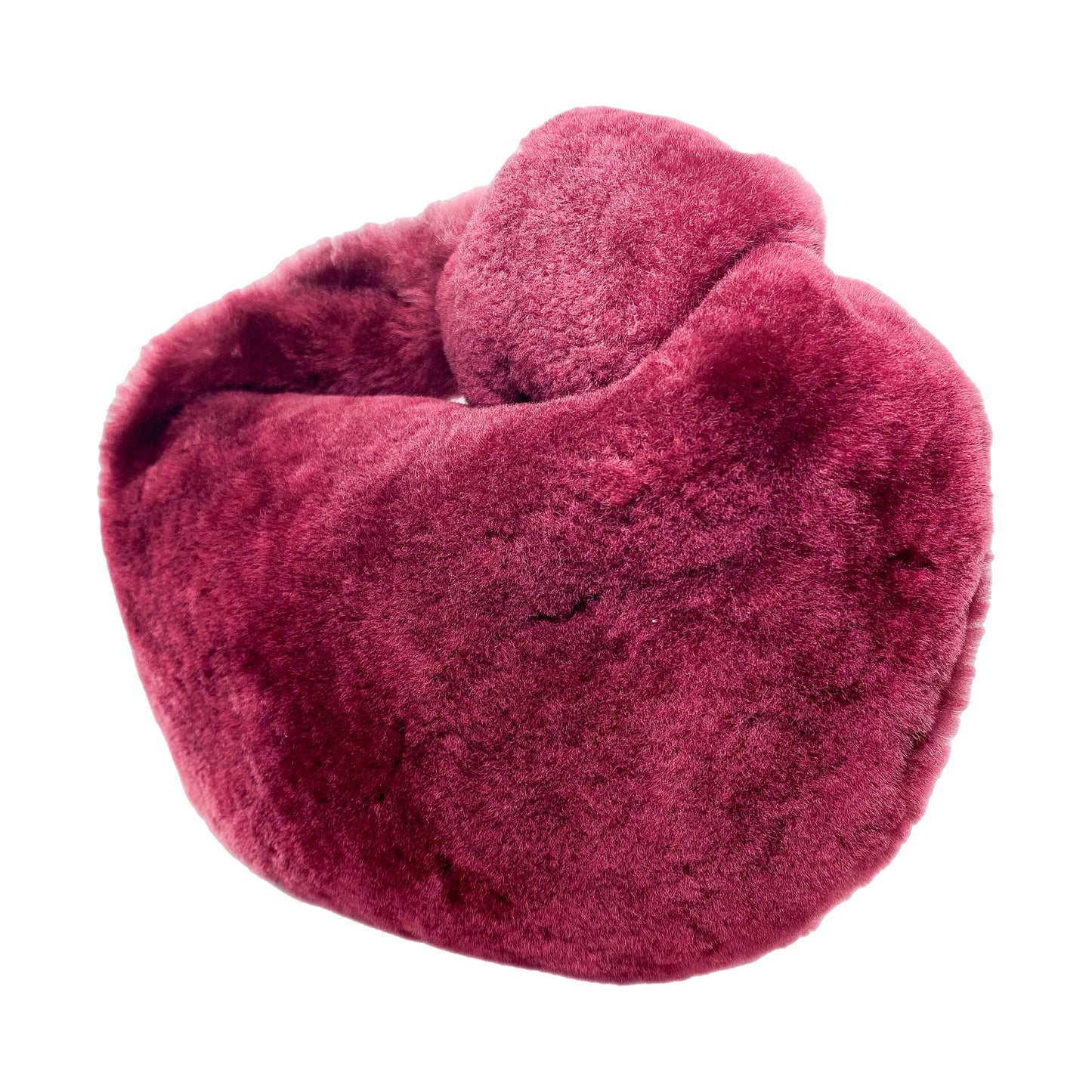 Bottega Veneta Purple Shearling Mini Jodie