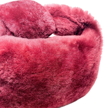 Bottega Veneta Purple Shearling Mini Jodie