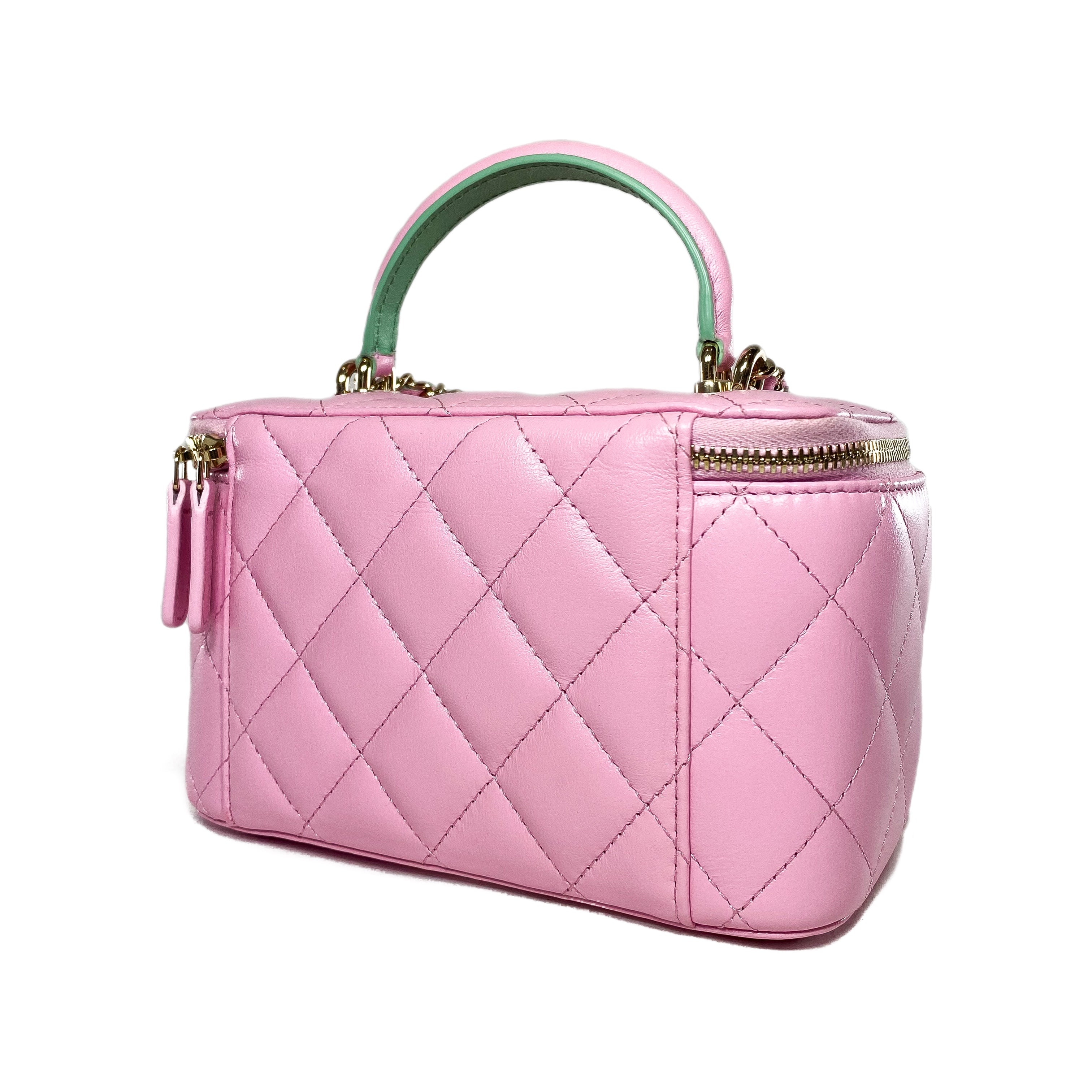 CHANEL ケース ミントグリーン シャネル CHANEL CHANEL カードケース AP0214 MATELASSE マトラッセ