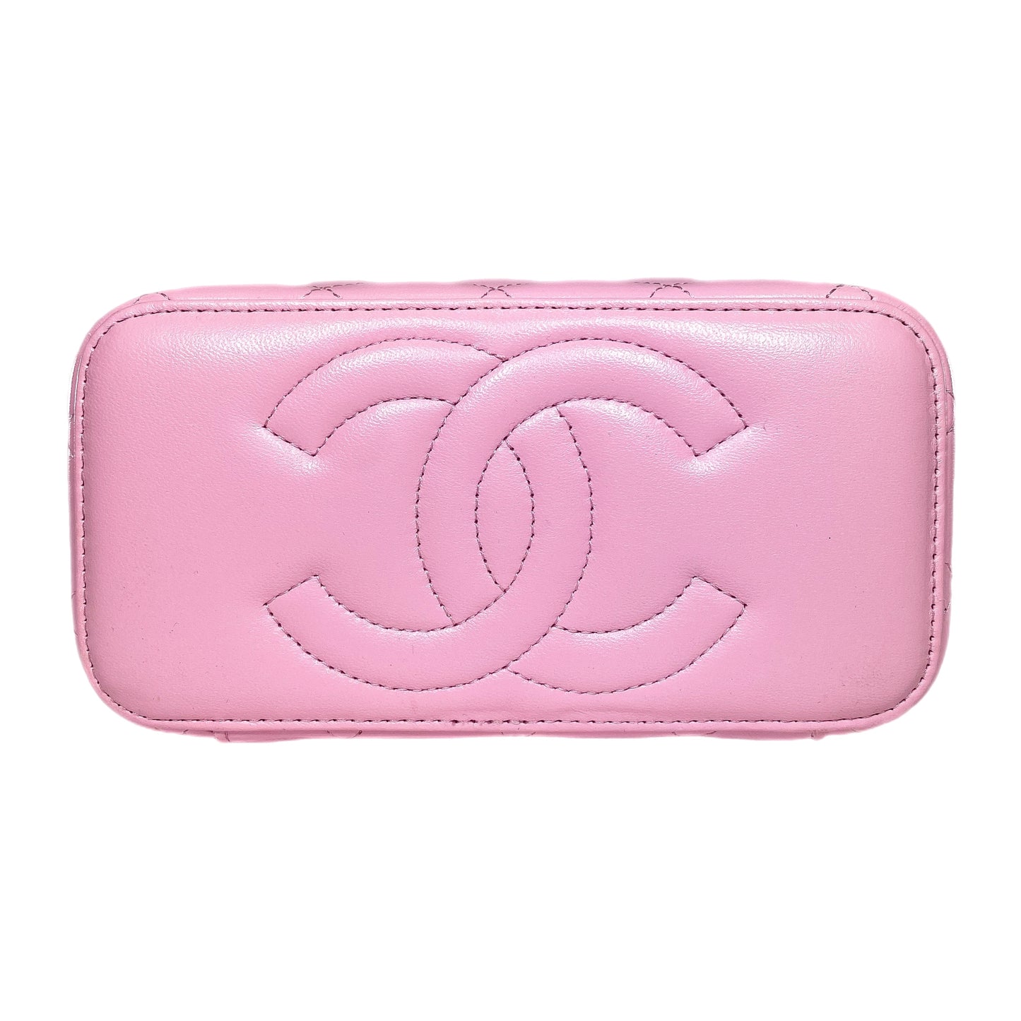 Chanel Pink Mint Green Vanity Case