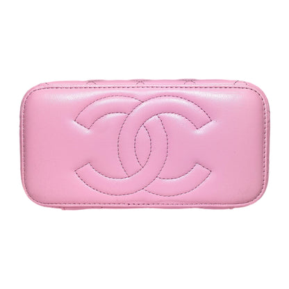 Chanel Pink Mint Green Vanity Case