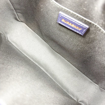 Burberry Navy Plaid Camera Crossbody Bag