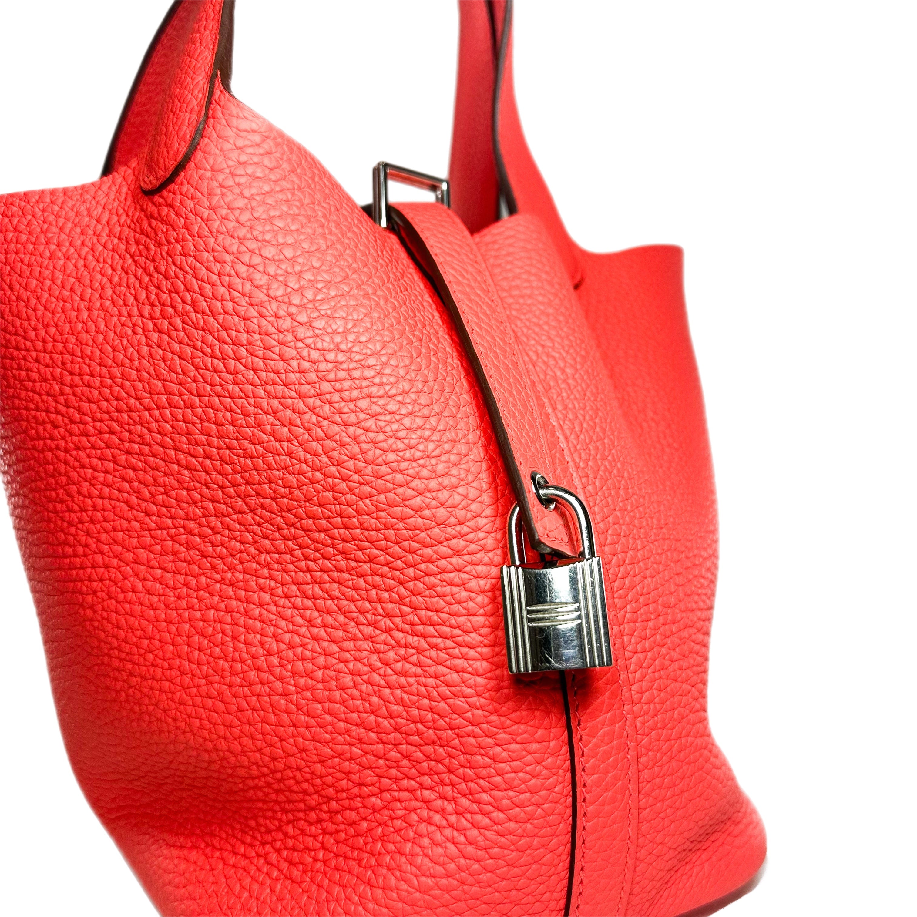 Hermes Picotin 18 Rose Texas Palladium Hardware – Consign of the