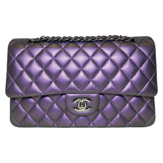 Chanel Iridescent Purple Medium Flap Bag