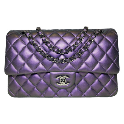Chanel Iridescent Purple Medium Flap Bag