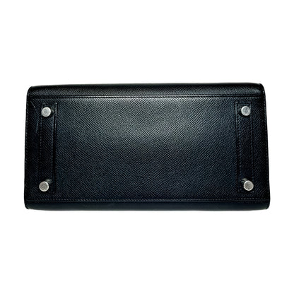 Hermes Birkin 25 Black Epsom Palladium Hardware