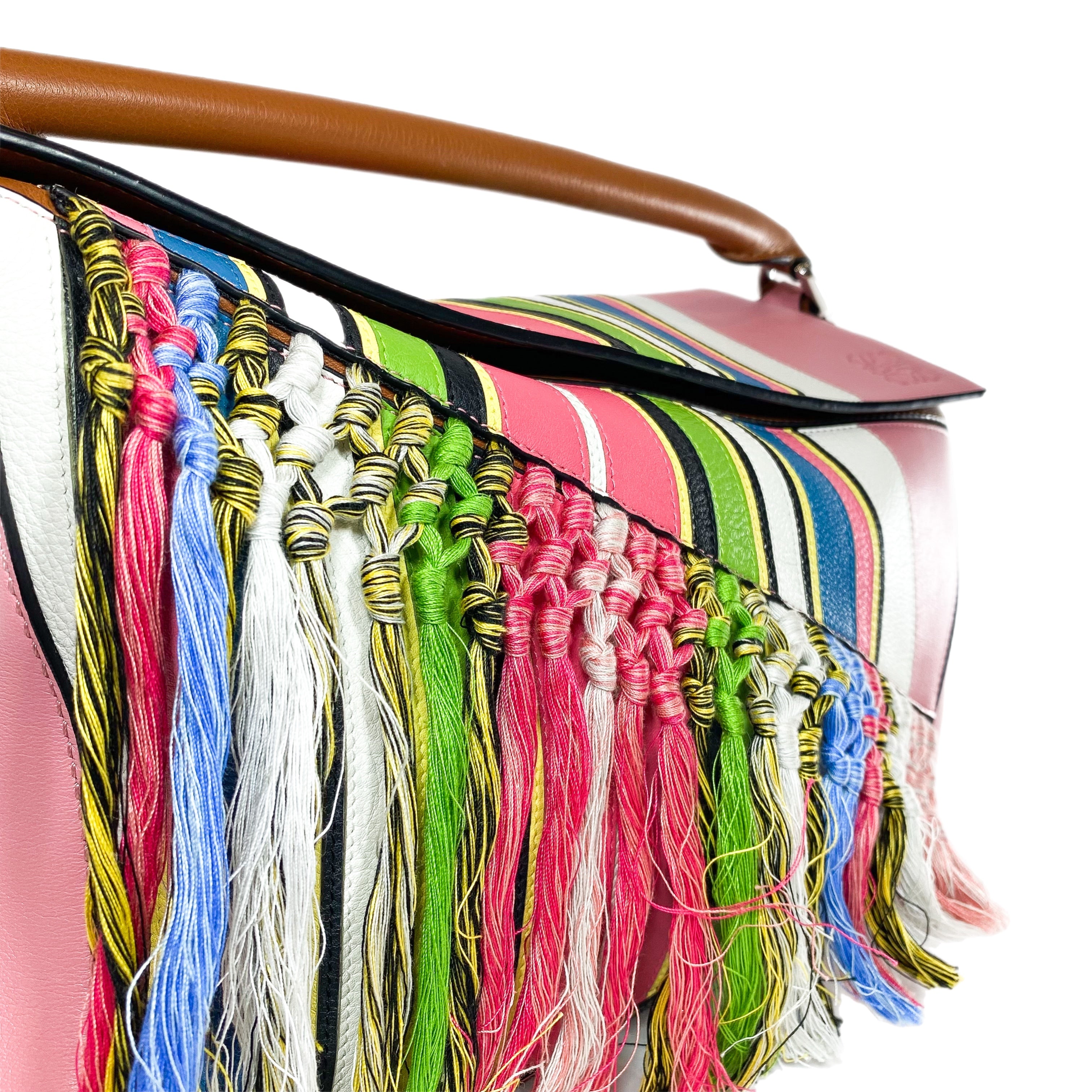 Loewe Multicolor Fringe Medium Puzzle Bag – Consign of the Times ™