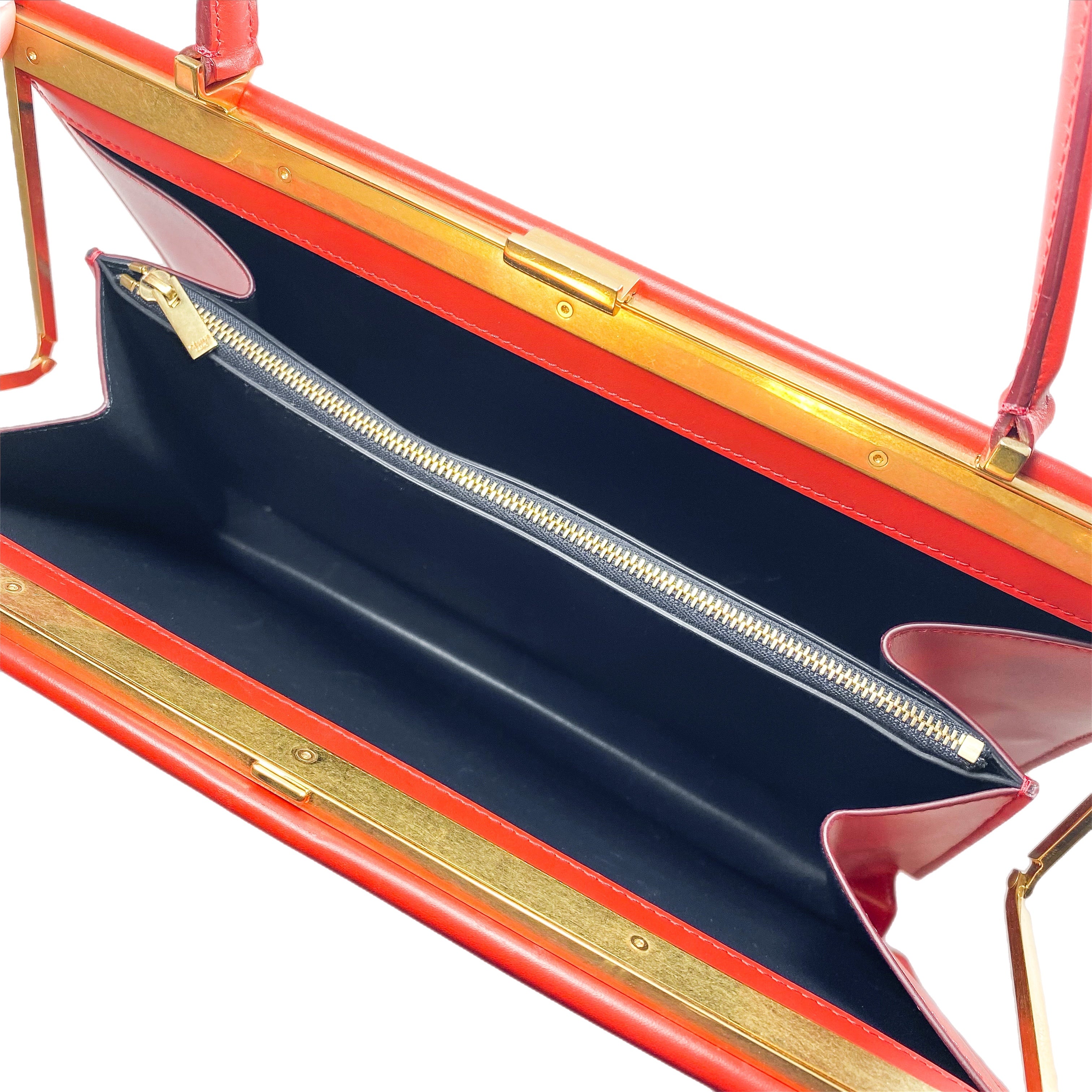 Celine Red Clasp Top Handle – Consign of the Times ™