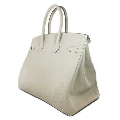 Hermes Birkin 35 Craie Togo Rose Gold Hardware