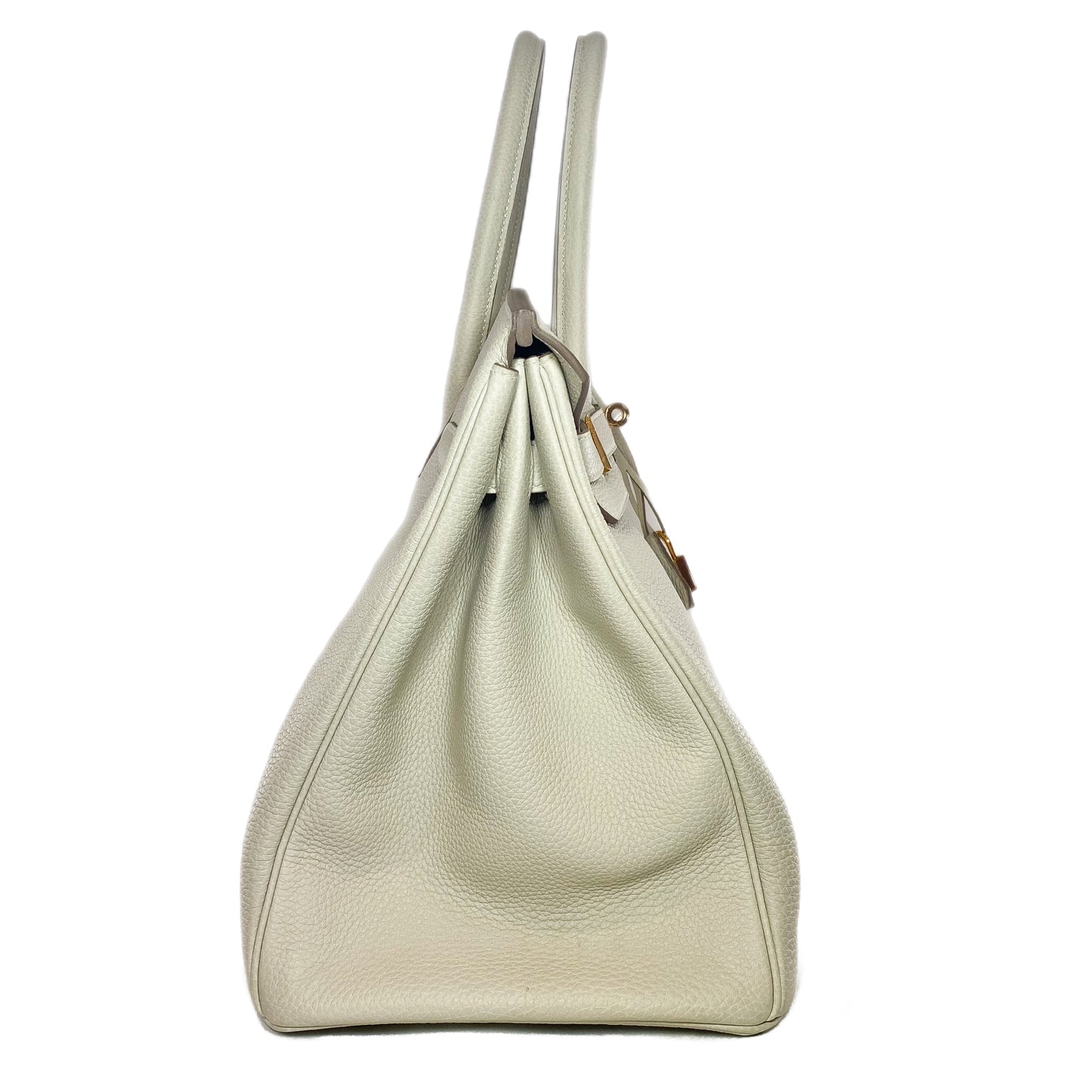 Hermes Birkin 35 Craie Togo Rose Gold Hardware