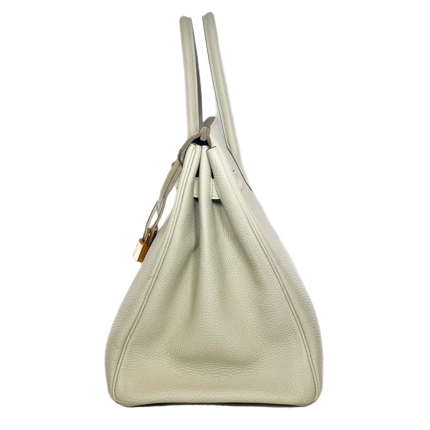 Hermes Birkin 35 Craie Togo Rose Gold Hardware